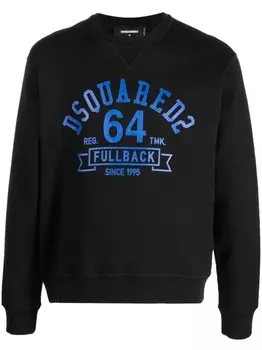 Dsquared2 толстовка с логотипом, черный