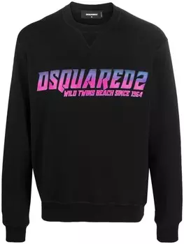 DSQUARED2 толстовка с логотипом, черный
