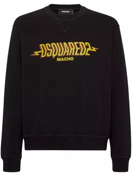 DSQUARED2 толстовка с логотипом, черный