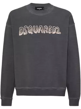 DSQUARED2 толстовка с логотипом, черный