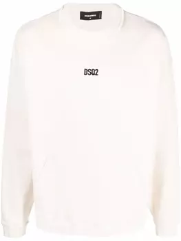 Dsquared2 толстовка с логотипом, нейтральный цвет