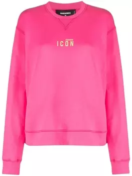 Dsquared2 толстовка с логотипом, розовый