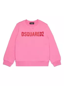 Dsquared2 толстовка с логотипом, розовый