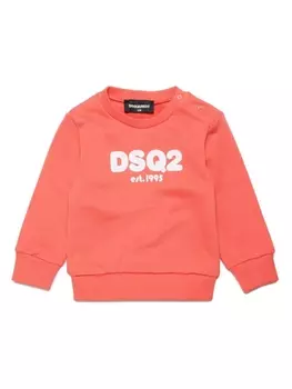Dsquared2 толстовка с логотипом, розовый