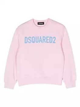 Dsquared2 толстовка с логотипом, розовый