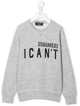 Dsquared2 толстовка с логотипом, серый