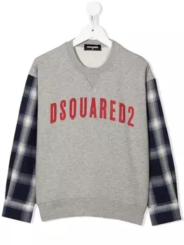 Dsquared2 толстовка с логотипом, серый