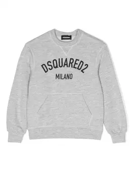 Dsquared2 толстовка с логотипом, серый