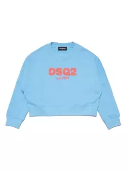 Dsquared2 толстовка с логотипом, синий