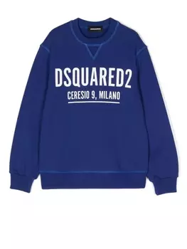 Dsquared2 толстовка с логотипом, синий