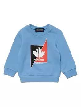 Dsquared2 толстовка с логотипом, синий