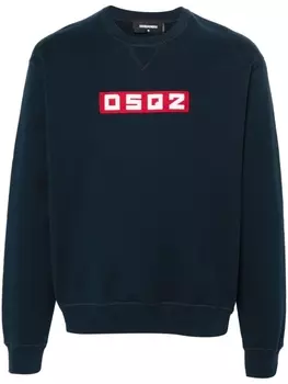 Dsquared2 толстовка с логотипом, синий