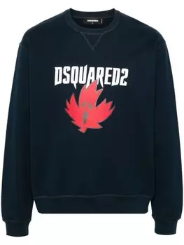 Dsquared2 толстовка с логотипом, синий