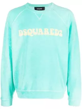 Dsquared2 толстовка с логотипом, зеленый