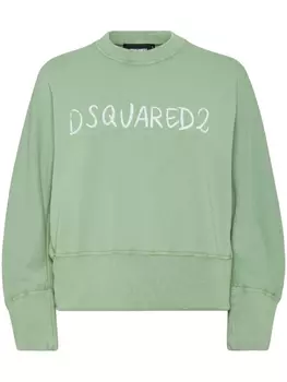DSQUARED2 толстовка с логотипом, зеленый