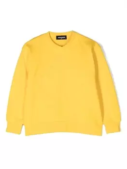 Dsquared2 толстовка с логотипом, желтый