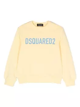 Dsquared2 толстовка с логотипом, желтый