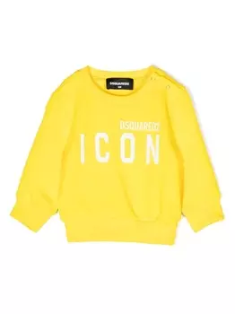Dsquared2 толстовка с логотипом, желтый