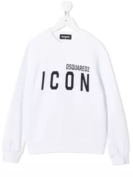 Dsquared2 толстовка с принтом Icon, белый