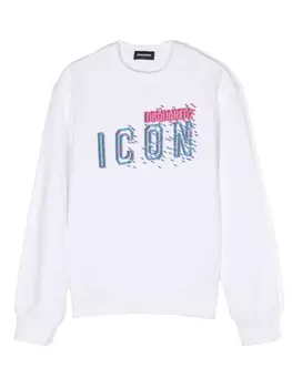 Dsquared2 толстовка с принтом Icon, белый