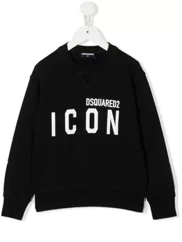 Dsquared2 толстовка с принтом Icon, черный