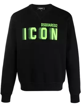 Dsquared2 толстовка с принтом Icon, черный