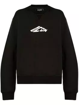 DSQUARED2 Толстовка с принтом Icon, черный