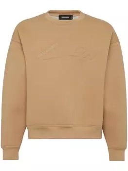 DSQUARED2 толстовка с тиснением Icon, нейтральный цвет