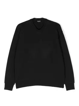 Dsquared2 толстовка с тисненым логотипом, черный
