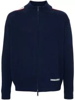 DSQUARED2 толстовка с вышитым логотипом, синий