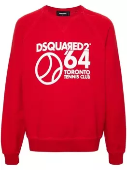 Dsquared2 толстовка Toronto Tennis Club, красный