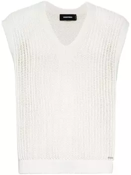 DSQUARED2 топ рыхлой вязки, белый