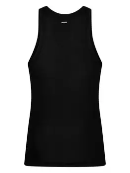DSQUARED2 топ с логотипом, черный