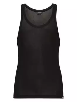 DSQUARED2 топ с логотипом, черный