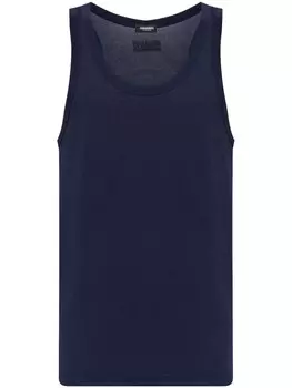 DSQUARED2 топ с вышивкой, синий