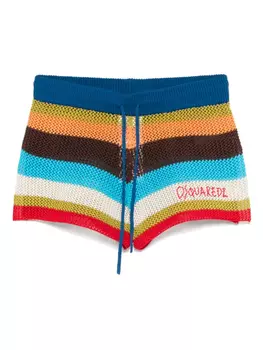 DSQUARED2 трикотажные шорты, коричневый