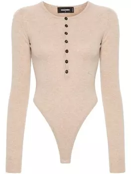 Dsquared2 трикотажный комбинезон DSQUARED2, коричневый