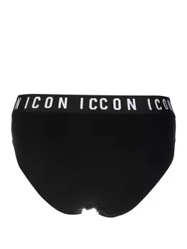 DSQUARED2 трусы-брифы Icon с эластичным поясом, черный