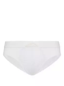 DSQUARED2 трусы-брифы Icon с нашивкой-логотипом, белый