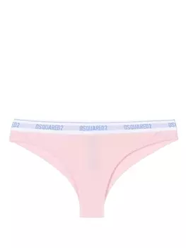 Dsquared2 трусы-брифы Technicolor с логотипом, розовый