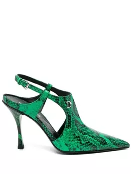 Dsquared2 туфли Mary Jane 110, зеленый