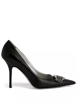 Dsquared2 туфли с логотипом, черный