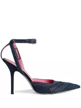 Dsquared2 туфли с заостренным носком, синий
