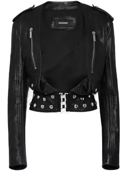 DSQUARED2 укороченная куртка, черный