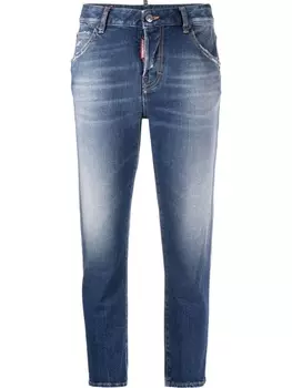 Dsquared2 укороченные джинсы, синий