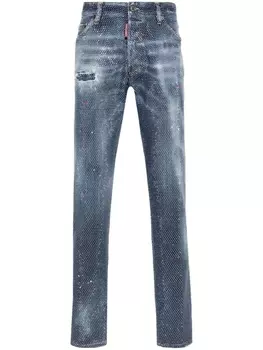 Dsquared2 узкие джинсы Cool Guy средней посадки, синий