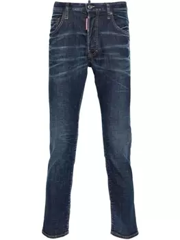 Dsquared2 узкие джинсы Skater, синий