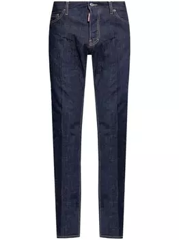 Dsquared2 узкие джинсы со вставками, синий
