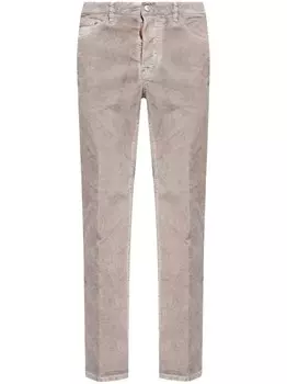 Dsquared2 вельветовые узкие джинсы, серый