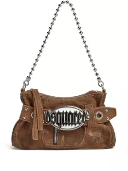 Dsquared2 вельветовый клатч Gothic, коричневый